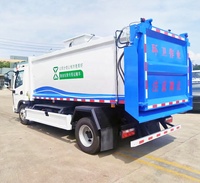 Camion de collecte des déchets de cuisine électrique 4x2, camion de collecte des eaux usées, séparateur humide et sec, camion poubelle
