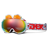 Lunettes de Ski pour enfants, lunettes de neige OTG, pour le Snowboard, verres Anti-buée, à Double couche, Protection contre les UV 100%