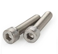 Baut Soket Kancing YPH DIN912 ISO 14001 M10 Baja Tahan Karat SS Baut Hex A2-70 Sambungan Finishing Polos Bahan Paduan Berkualitas
