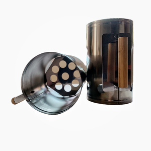 Outils de barbecue d'extérieur Grils <span class=keywords><strong>en</strong></span> acier inoxydable avec baril d'allumage au charbon Baril <span class=keywords><strong>en</strong></span> carbone pour une cuisine <span class=keywords><strong>en</strong></span> plein air pratique - Product Image 4