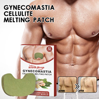 SOUTH MOON 12 Stück Männer Gynäkomastie Cellulite Schmelzende Pflaster Brustverkleinernde Fettverbrennende Stärkende Stimulierende Pflaster