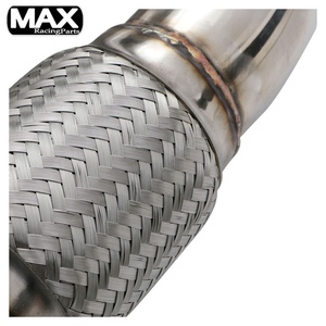 Auto Turbo Stainless Steel 4.5 "Tip Dual Muffler Muffler Knalpot Pipa Ekor Downpipe Kit Untuk Toyota MR2 91-95 Turbo W20 - Product Image 5