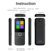 Máquina de Traducción T10, Traductor Portátil con IA, Pantalla Táctil IPS, Sistema Fuera de Línea en Ucraniano, Polaco y Checo, Traducción Simultánea de Idiomas