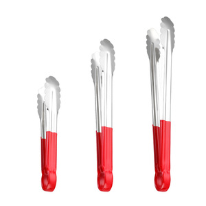 Premium Quality Anti Slip Stainless Steel Steak <strong>Tongs</strong> Cooking Kitchen Clip,Kitchen Buffet Party Catering Salad <strong>Serving</strong> <strong>Tongs</strong> - Product Image 6