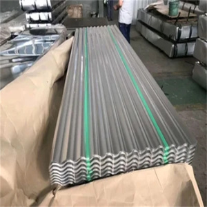 Panneau de toiture en acier ondulé galvanisé ASTM A653 DX51D Z275, épaisseur 0,5 mm, tôle métallique pour bâtiment industriel - Product Image 6