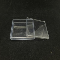 Boîtes acryliques boîte en plastique à biscuits avec étuis d'emballage en plastique pour boîte à cartes
