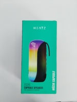 Speaker pintar 12 W TWS daya tinggi, speaker kapsul Audio lampu LED warna-warni untuk mendengarkan versi musik dengan tombol tekan
