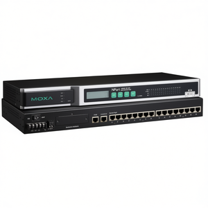 Moxa NPort 6650-16-48V Modèle 64469 Serveur de périphériques série vers Ethernet RS-232 16 ports Module de communication industriel Fabriqué à Taïwan - Product Image 2