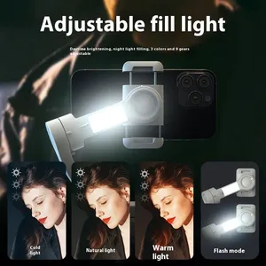 Estabilizador de Mano con Gimbal de Tres Ejes Inteligente TOKQI M01, Antivibración para Fotografía con Teléfono Móvil, Seguimiento Facial, Soporte para Transmisión en Vivo - Product Image 6