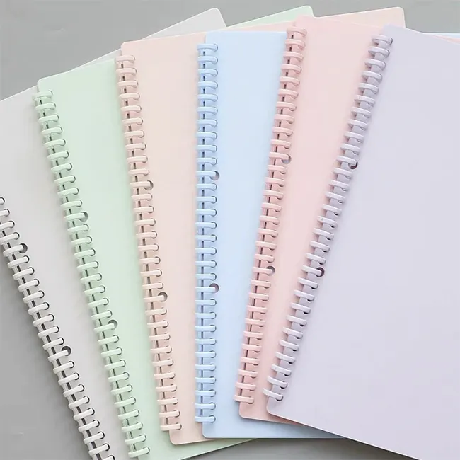 Aangepaste Print Harde Kaft Spiraalvormige Binding Journal Coil Notebook A5 Goedkoop