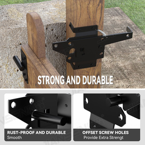 Loquet de porte de clôture <span class=keywords><strong>en</strong></span> PVC de ferme <span class=keywords><strong>en</strong></span> métal <span class=keywords><strong>autobloquant</strong></span> <span class=keywords><strong>en</strong></span> fer pour porte extérieure - Product Image 4