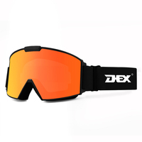 Lunettes de snowboard de qualité DEX, lunettes de ski polarisées, lunettes de motoneige d'hiver, lunettes de ski personnalisées avec logo