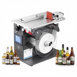 Machine d'étiquetage semi-automatique de bureau pour boîtes en plastique, machine d'étiquetage manuelle, machine de découpe d'étiquettes, machine de pliage manuelle - Product Image 2