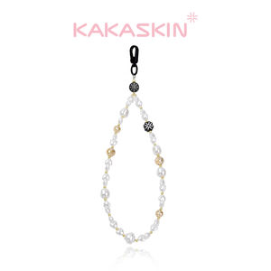 ATB bianco perla irregolare catena del telefono cellulare da <span class=keywords><strong>donna</strong></span> ciondolo con perline pendente corda Anti caduta catena per iPhone 17 Pro Max - Product Image 5