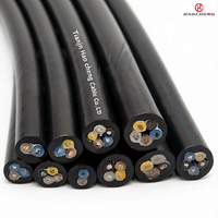 Kabel Fleksibel Berlapis Karet Ringan YQ Mobile EPR 300/300V 300/500V Inti Tembaga untuk Peralatan Listrik dan Penerangan