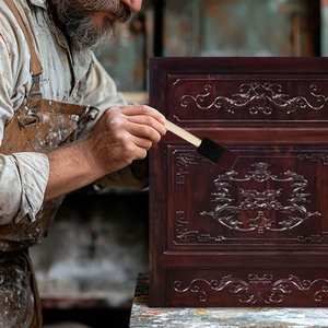 Pinceaux en mousse de 1 pouce, pinceaux en éponge pour la <span class=keywords><strong>peinture</strong></span>, l'artisanat, la teinture, le vernis, les retouches pour les sujets floraux - Product Image 4