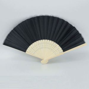 Éventail pliable en bambou imprimé, durable et portable, design artisanal - Product Image 1