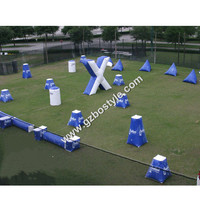 Équipement de paintball gonflable incroyable pour jeux sportifs en plein air