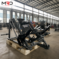 Machine Smith Iso-Latérale Commerciale Hack Squat à Charge de Plaques pour Entraînement de Force des Bras, Jambes et Dos en Acier Durable