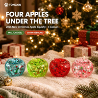 Jouets Squishy Pomme Verte en Gros, Jouets Squishy en Vrac, Jouet à Presser Viral, Jouet Squishy Pomme, Noël TONGXIN