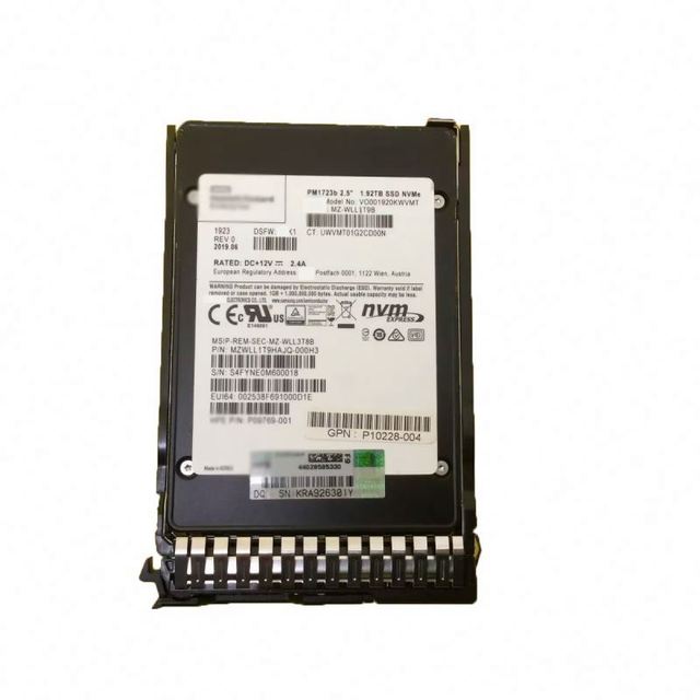 New Retail Sealed 1.92TB NVMe X4 RI SFF BC 2.5" SSD P50216-B21 P50953-001 for Server