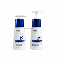 Bouteille de gel douche de luxe conique 150ml 300ml 500ml, flacon pompe vide bleu pour gel douche, vente en gros