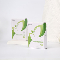 Feuilles de lessive biodégradables écologiques à marque privée, prix d'usine
