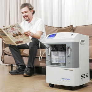 Concentrador de Oxígeno Médico Longfian de Flujo Dual Ajustable de 10L, para Uso en Centros de Rehabilitación y Residencias de Ancianos - Product Image 4