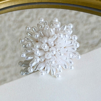 Nouveauté : Petites fleurs 3D à coudre avec perles et sequins, fleurs stéréo pour accessoires