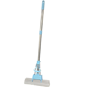 Fregona de esponja de PVA de alta densidad, cabeza de hierro reemplazable, tela de microfibra, mango telescópico, servicios de <span class=keywords><strong>limpieza</strong></span> de agua para pedidos a granel - Product Image 6