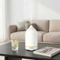 Vente directe d'usine, diffuseur d'huiles essentielles 100 ml, lumière LED, humidificateur aromathérapeutique en céramique fait main