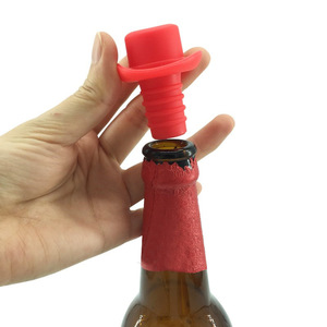 Tapón de Silicona Creativo con Forma de Sombrero de Vaquero para Botellas de Vino, Hermético, Mantiene la Frescura, con Logotipo Personalizable, Accesorios de Bar para Botellas de Vidrio - Product Image 1