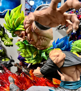 Estatua GK de <span class=keywords><strong>Broly</strong></span> vs Gogeta a Escala 1/4, Pintada a Mano, Artística, de Alta Gama, de Resina, Coleccionable, del Anime Dragon Ball, para Exhibición de Fans - Product Image 1