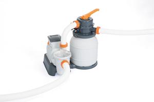 Bestway 5612B European standard sand filter + <strong>rectangular</strong> extra large metal <strong>frame</strong> swimming <strong>pool</strong>