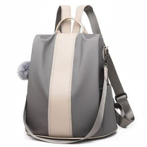 กระเป๋าเป้สะพายหลังแฟชั่นสำหรับผู้หญิง ทำจากไนลอน ป้องกันการโจรกรรม สายสะพายถอดได้ น้ำหนักเบา ความจุขนาดใหญ่ อเนกประสงค์ สไตล์ลำลอง เหมาะสำหรับนักเรียนนักศึกษา - Product Image 1