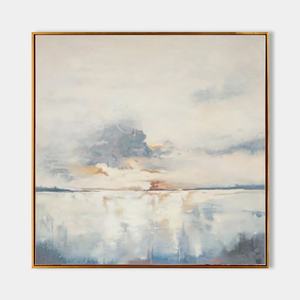 Pintura Moderna de Gran Tamaño con Marco, Pintura a Mano para Decoración de Paredes de Hogar u Hotel, Arte Abstracto Estético en Lienzo, Pintura Acrílica con Textura 3D - Product Image 2