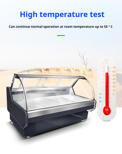Refroidisseur d'affichage d'équipement de réfrigération de supermarché commercial <span class=keywords><strong>boucherie</strong></span> affichage congélateur centre commercial affichage refroidisseur - Product Image 5