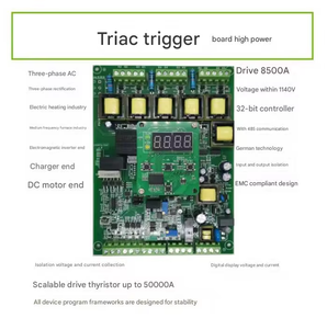 PSCR-3W 3 상 사이리스터 트리거 보드 전압 조절 정류기 모듈 전력 조정기 동력계 전력 컨트롤러 - Product Image 4