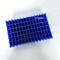 Boîte en plastique personnalisée pour cosmétiques, emballage réutilisable avec séparateur et protection intérieure