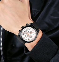 Reloj SKMEI 9282 Popular 2026 para Hombre, Deportivo, Casual, Correa de Cuero, Cronómetro, Resistente al Agua 30M, Fecha, Venta al Por Mayor