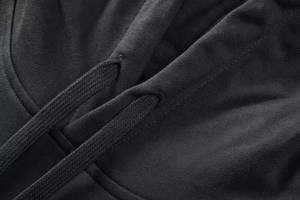 <span class=keywords><strong>Sudadera</strong></span> con Capucha <span class=keywords><strong>Negra</strong></span> de Invierno, Estampado de Letras, Estilo Retro, Forro de Algodón Puro, Transpirable, Corte Holgado, Unisex, Informal para <span class=keywords><strong>Hombre</strong></span> - Product Image 5