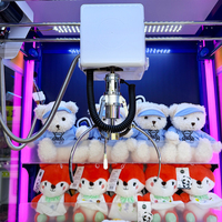 Machine de jeu d'arcade à griffes compacte, optimisée pour l'espace, distributeur de jouets pour cafés