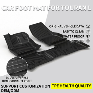 Tappetini Auto in TPE ODM Impermeabili e Antiscivolo per Tutte le Stagioni per Volkswagen <span class=keywords><strong>Touran</strong></span> L 2016-2019 - Product Image 1