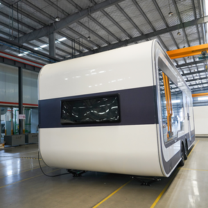 Remorque à toit en aluminium homologuée GCC, caravane de 20 pieds avec lits superposés, <span class=keywords><strong>auvent</strong></span> gonflable pour caravane, pour la région du Golfe hors route - Product Image 2