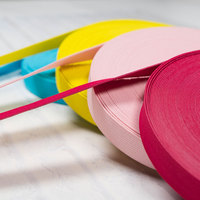 Rouleau élastique de textile à la maison de haute qualité de 5mm de large fourni en usine couleurs de mélange de haute ténacité pour la couture