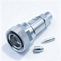 Conector RF 7/16 DIN Macho Tipo Abrazadera Personalizado de Nuevo Estilo para Cable Coaxial RG393