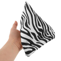 Support universel 8582 à motif zèbre multi-angles pour téléphone portable et tablette, coussin de lecture et de visionnage TV