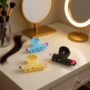 Clip per Capelli a Forma di Penna, 3 Colori per Confezione, 600 Pezzi, Ref48409 - Product Image 2