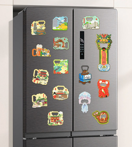 Décapsuleur de bouteille de bière en métal personnalisé, créatif, avec transfert thermique, style moderne, article promotionnel en métal tendance - Product Image 1