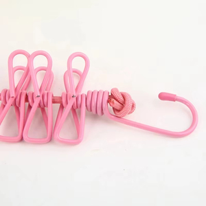 Xách tay có thể thu vào máy sấy Giặt với 12 Clip ngoài trời có thể thu vào clothesline giá để sấy vải treo dòng - Product Image 3